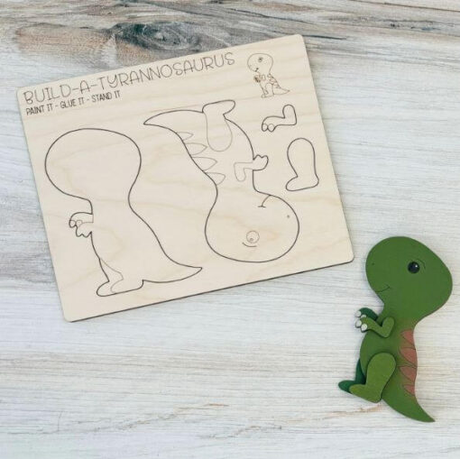 Build a Tyrannosaurus Pop-Out Card