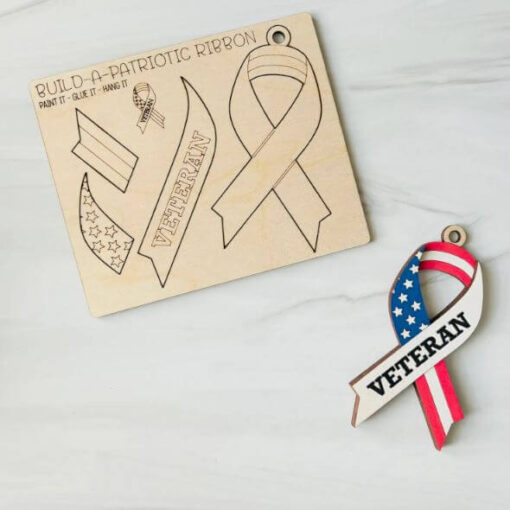 Build a Patriotic Ribbon Pop-Out Card