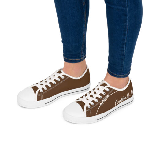 Football Moms Women's Low Top Sneakers-Show Your Team Spirt in Style - Image 2