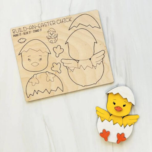 Build an Easter Chick Pop-Out Card