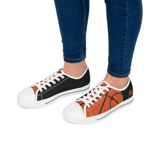 Basketball Moms Women's Low Top Sneakers-Show Your Team Spirt in Style - Image 8