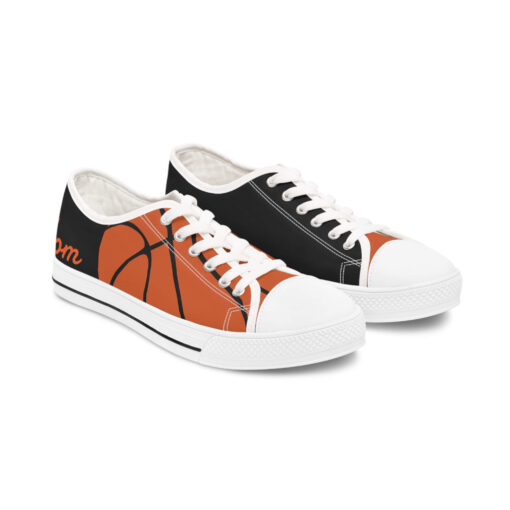 Basketball Moms Women's Low Top Sneakers-Show Your Team Spirt in Style