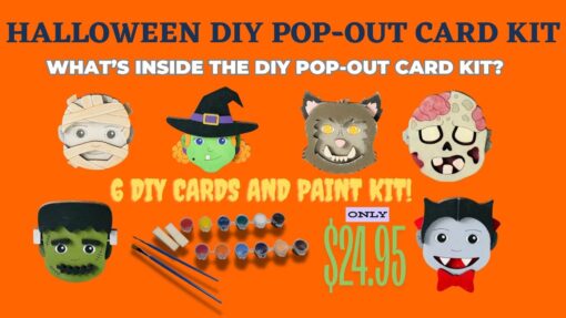 Halloween DIY Pop-Out Card kit