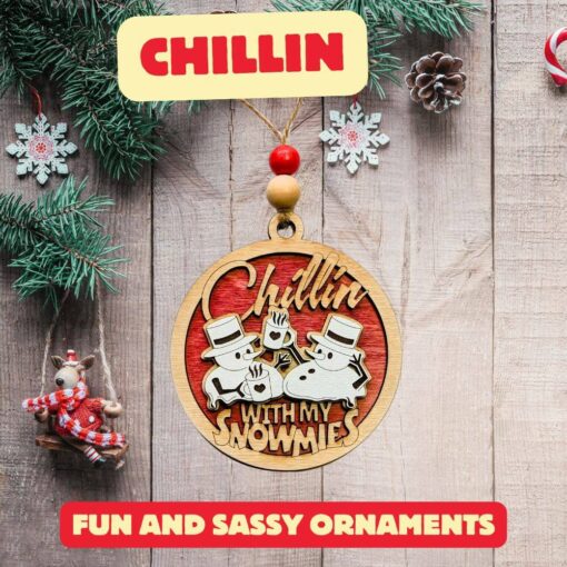 Spice Up Your Holiday Decor with Fun & Sassy Laser-Cut Christmas Ornaments - Image 6