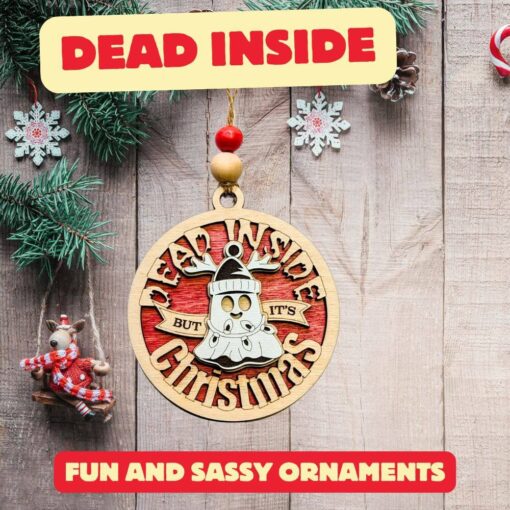 Spice Up Your Holiday Decor with Fun & Sassy Laser-Cut Christmas Ornaments - Image 5