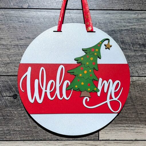 Welcome Christmas Tree 10inch