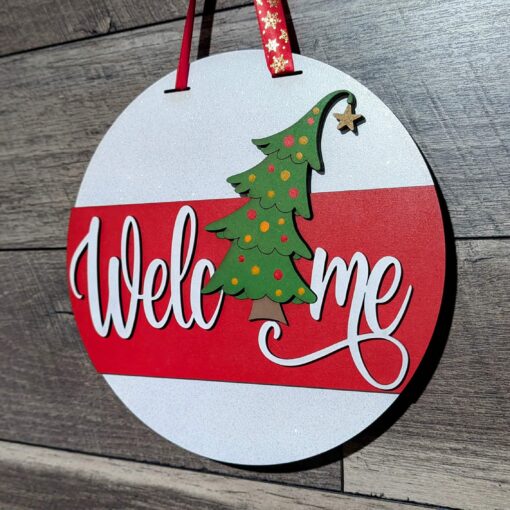 Welcome Christmas Tree 10inch - Image 3