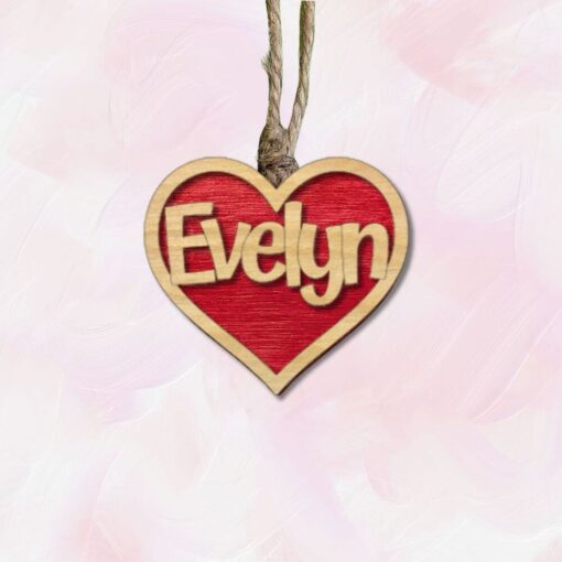 Personalized Heart Air Freshener: Custom Engraved Valentine Gift with Essential Oil Felt - Image 6