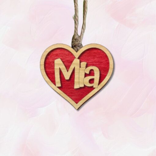 Personalized Heart Air Freshener: Custom Engraved Valentine Gift with Essential Oil Felt - Image 5