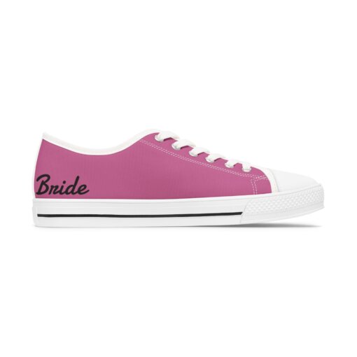 Personalized Bridal Party Sneakers, Wedding Canvas Shoes, Bridesmaid Footwear, Low Top Women's Shoes, Casual Bridal Sneakers - Image 3