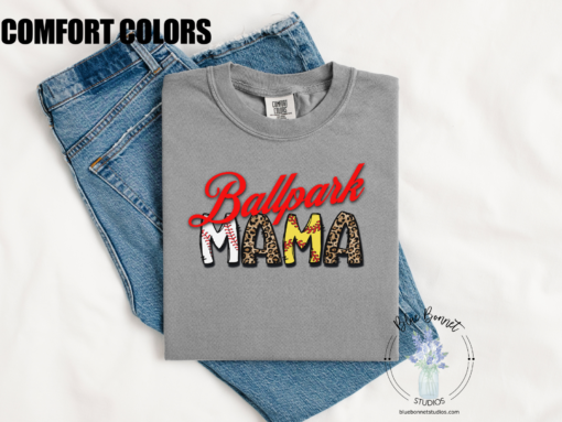 Ballpark Mama T-Shirt - Perfect for Game Days, Mother's Day Gift, Sports Fans, Casual Wear, Summer Outings - Image 9