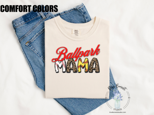 Ballpark Mama T-Shirt - Perfect for Game Days, Mother's Day Gift, Sports Fans, Casual Wear, Summer Outings - Image 5