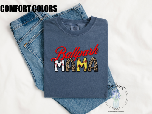 Ballpark Mama T-Shirt - Perfect for Game Days, Mother's Day Gift, Sports Fans, Casual Wear, Summer Outings - Image 4