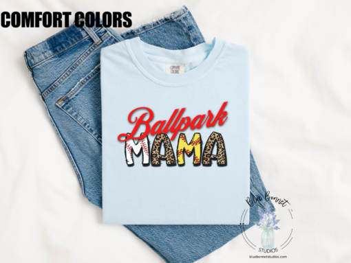 Ballpark Mama T-Shirt - Perfect for Game Days, Mother's Day Gift, Sports Fans, Casual Wear, Summer Outings - Image 3