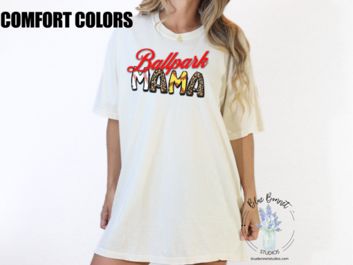 Ballpark Mama T-Shirt - Perfect for Game Days, Mother's Day Gift, Sports Fans, Casual Wear, Summer Outings - Image 2